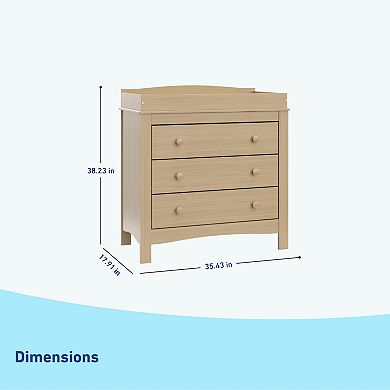 Graco Noah 3 Drawer Chest with Changing Topper
