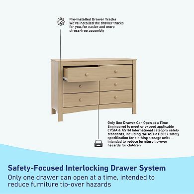 Graco Noah 6 Drawer Double Dresser
