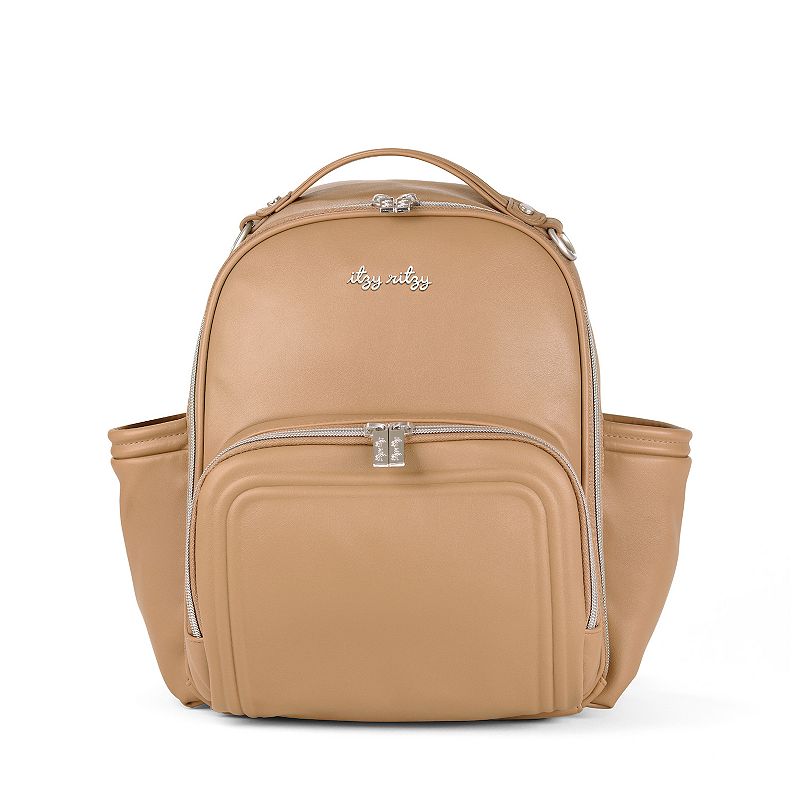 Itzy Ritzy Itzy Mini Plus Diaper Bag Backpack, Chai