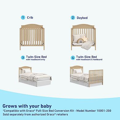 Graco Stella 4-in-1 Convertible Mini Crib