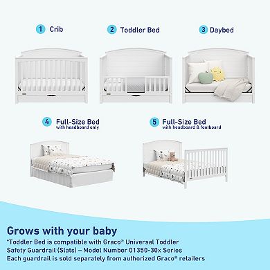 Graco Bellwood 5-in-1 Convertible Crib with Drawer