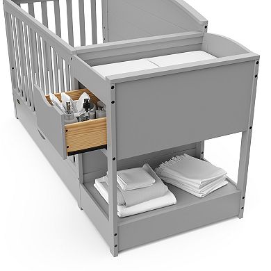 Graco Bellwood 5-in-1 Convertible Crib and Changer