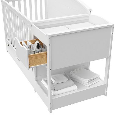Graco Bellwood 5-in-1 Convertible Crib and Changer
