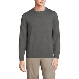 Big & Tall Lands' End Fine Gauge Crewneck Sweater