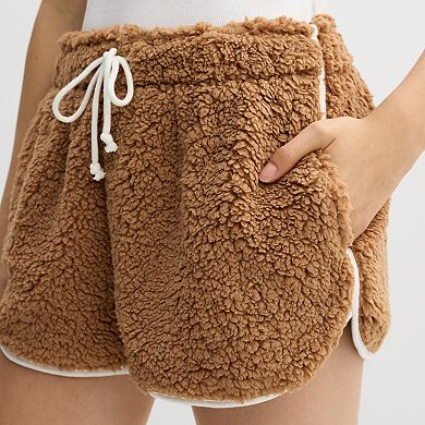 Juniors' madden girl Contrast Tipping Dolphin Shorts