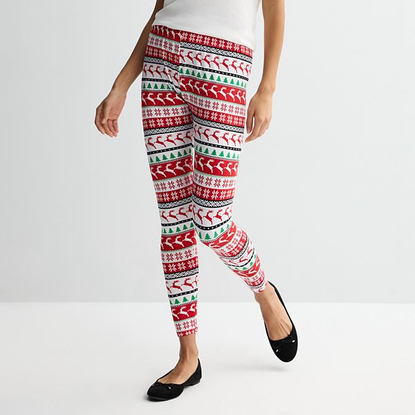 Kohls christmas leggings store
