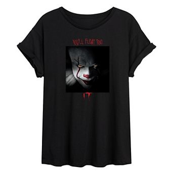 Juniors' IT You'll Float Too Oversized Tee