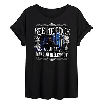 Juniors' Beetlejuice Make My Millennium Oversized Tee