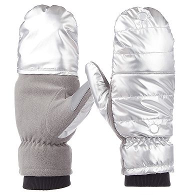 Women's isotoner Iridescent sleekHeat Convertible Flip Mittens
