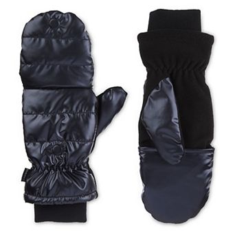 Women's isotoner Iridescent sleekHeat Convertible Flip Mittens