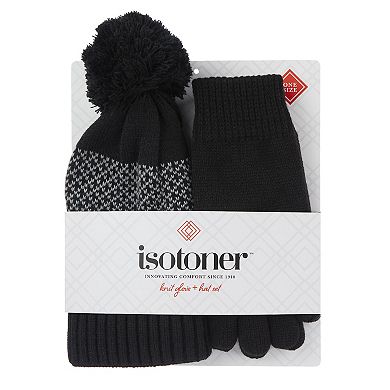 Women's isotoner 2-pc. Glove and Beanie Gift Set