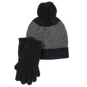 Women's isotoner 2 pc Gloves and Beanie Gift Set