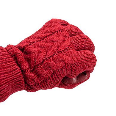 Women's isotoner Touchscreen Braid Knit Gloves