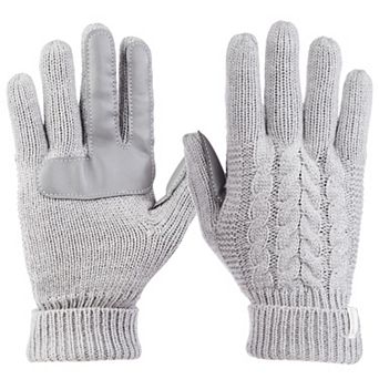 Women's isotoner Touchscreen Braid Knit Gloves