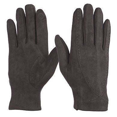 Women's isotoner Shortie Stretch Microsuede Touchscreen Gloves