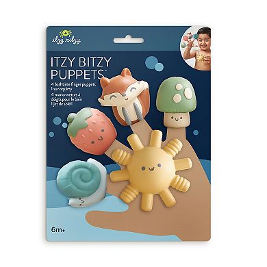 Expand your new baby essentials with these Itzy Ritzy Itzy Bitzy Finger Puppets.
