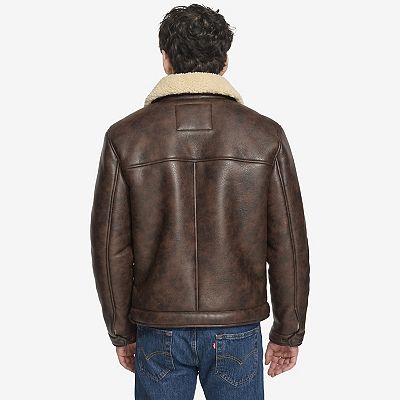 Men's Levi's® Faux Shearling Zip Trucker Jacket Men's Levi's® Faux Shearling Zip Trucker Jacket