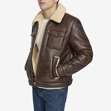 Men's Levi's® Faux Shearling Zip Trucker Jacket