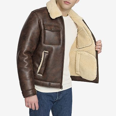 Men's Levi's® Faux Shearling Zip Trucker Jacket