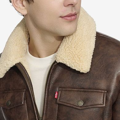 Men's Levi's® Faux Shearling Zip Trucker Jacket