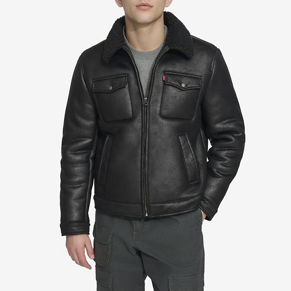 Men's Levi's® Faux Shearling Zip Trucker Jacket
