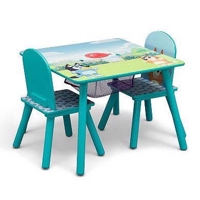 Delta Children Bluey Kids Table and Chair Set with Storage