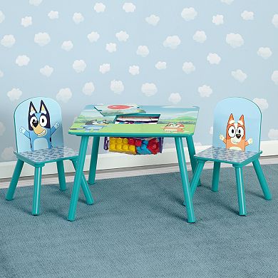 Delta Children Bluey Kids Table and Chair Set with Storage