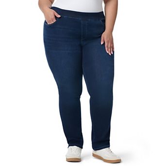 Plus Size Gloria Vanderbilt Knitology Amanda Pull-on Jeans