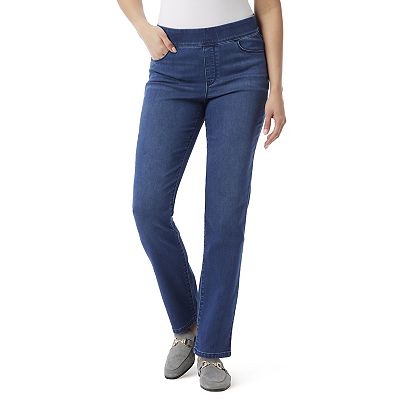Petite Gloria Vanderbilt Knitology Amanda Pull-on Jeans