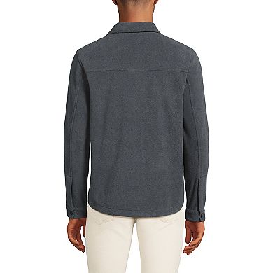 Big & Tall Lands' End Fleece Shirt Jacket