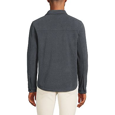 Big & Tall Lands' End Fleece Shirt Jacket