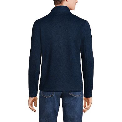 Big & Tall Lands' End Sweater Fleece Quarter Zip Pullover