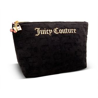 Juicy Couture Top Zip Makeup Bag