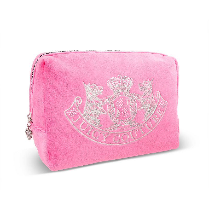 Juicy Couture Pink Terry Wedge Makeup Bag