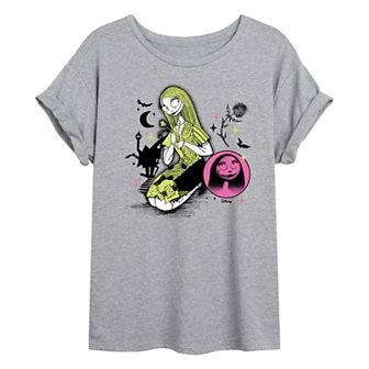 Disney's Nightmare Before Christmas Sally Juniors' Oversized Tee