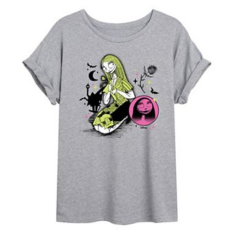 Disney's Nightmare Before Christmas Sally Juniors' Oversized Tee