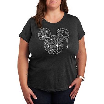 Disney's Mickey Mouse Plus Size Spider Web Graphic Tee