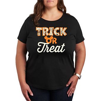 Disney's Mickey Mouse Plus Size Trick Or Treat Graphic Tee