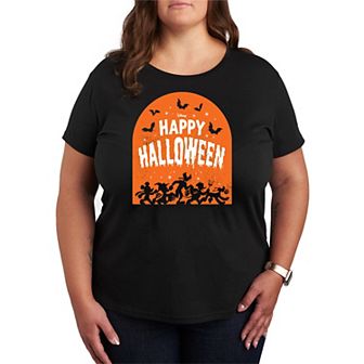 Disney's Mickey Mouse & Friends Plus Size Happy Halloween Graphic Tee