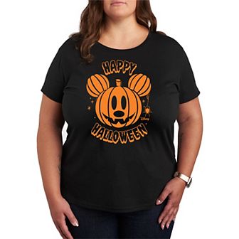 Disney's Mickey Mouse Plus Size Pumpkin Graphic Tee
