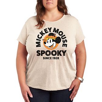 Disney's Mickey Mouse Plus Size Spooky Since 1928 Graphic Tee