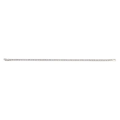 Danecraft Cubic Zirconia Fold-Over Closure Tennis Bracelet