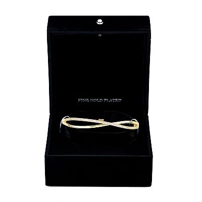 Danecraft Gold Plated And Cz Bangle