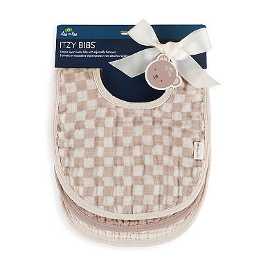Itzy Ritzy 3-pack Cotton Muslin Bib Set