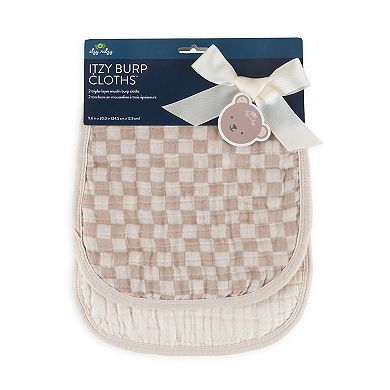 Itzy Ritzy 2-pack Cotton Muslin Burp Cloth Set