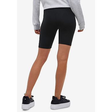 ellos Plus Size Stretch Knit Bike Shorts