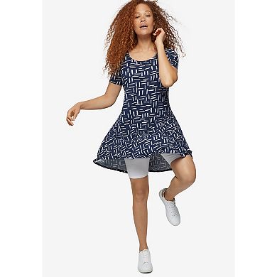 Ellos Plus Size Cotton Spandex Bike Shorts