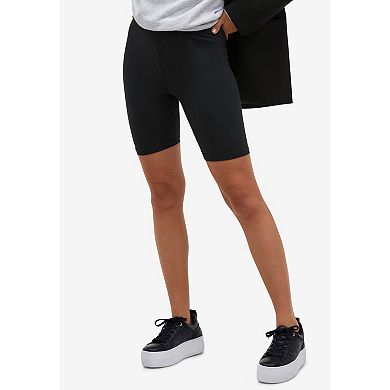 Ellos Plus Size Cotton Spandex Bike Shorts