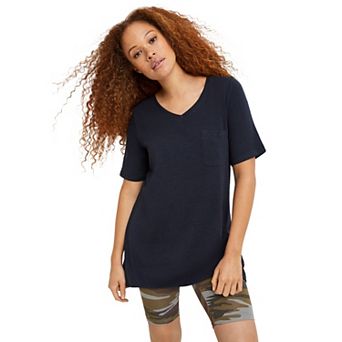 ellos Plus Size Cotton Spandex Bike Shorts