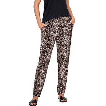 ellos Plus Size Woven Soft Pants